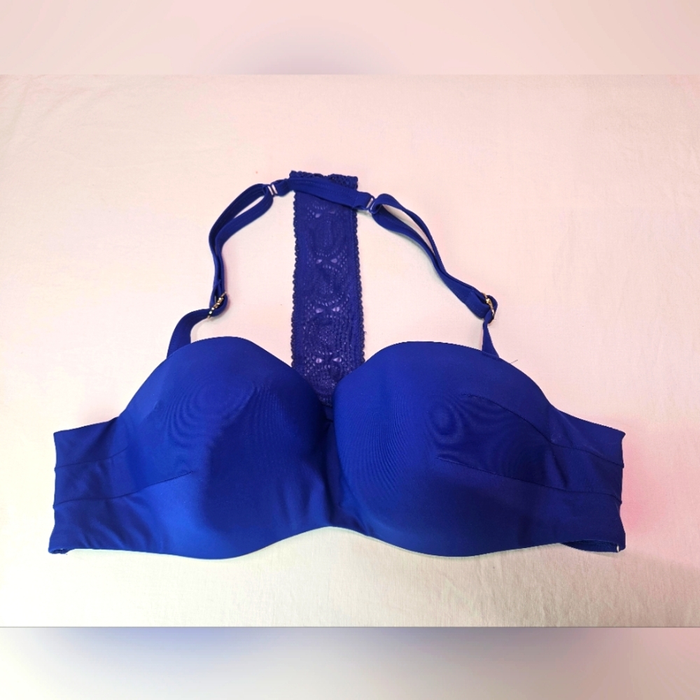 Cacique Swim Top sz 42 C Royal blue